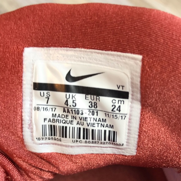 NWT Nike Air Max 95 LX Dusty Peach🍑 W AUTHENTIC - Picture 8 of 8